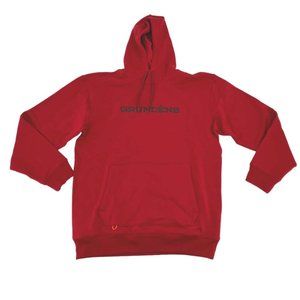 Grundens | Men's Wordmark Hoodie | Red | Size L